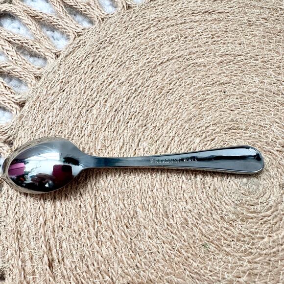 Retroneau Jamestown Stainless Steel Korea Demitasse Spoon Discontinued Set of 10 - Picture 3 of 6